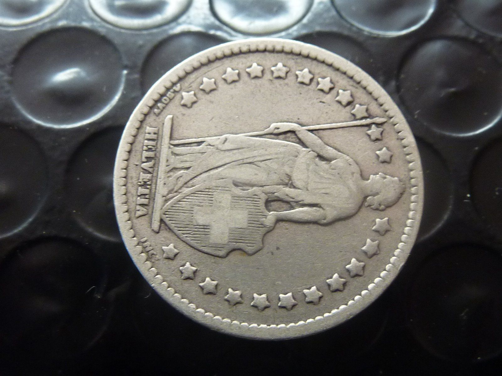 Tutti le monete: 1 Fr. 1877  -  Ungereinigt  - – Usato da Seon venduto da aee_7gpz 2