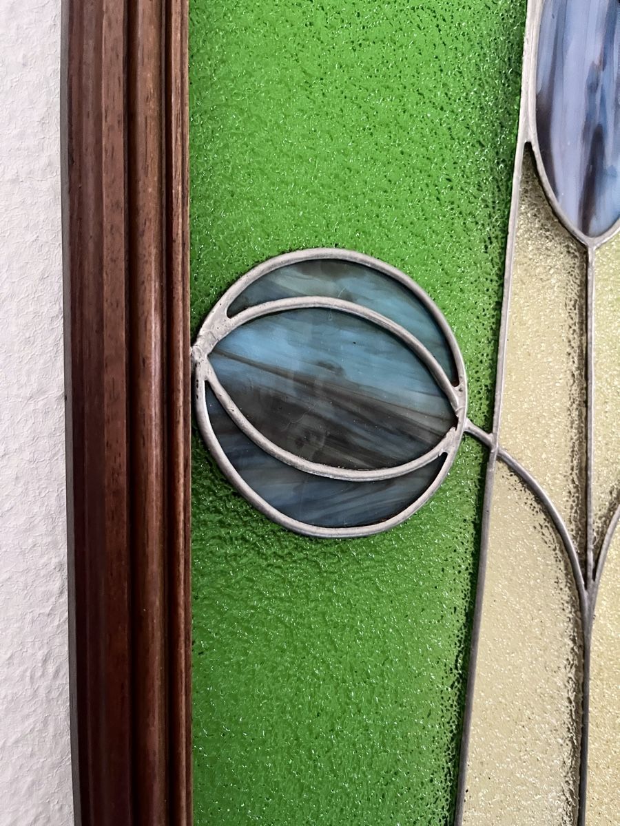 Tutte le decorazioni: Vitrail décoratif ancien encadré – Usato da Peseux venduto da BarbaraGal 2
