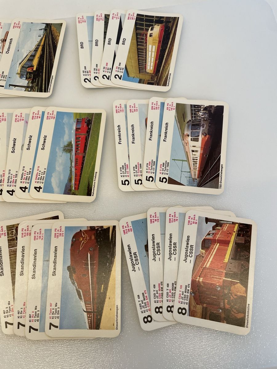 Spiele: Quartett Kartenspiel / Lokomotiven – Gebraucht aus Rümlang von  2