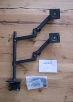 Ergotron LX Stacking Arm Dual Monitor Halterung Tischklemme