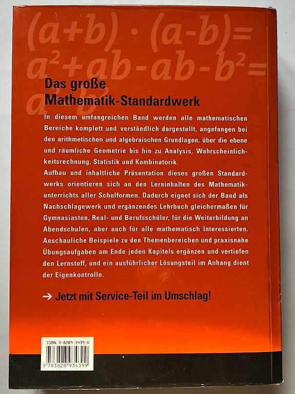 Libri: Mathematik verständlich von Robert Müller-Fonfara – Usato da Leuggern venduto da Maceio100 1