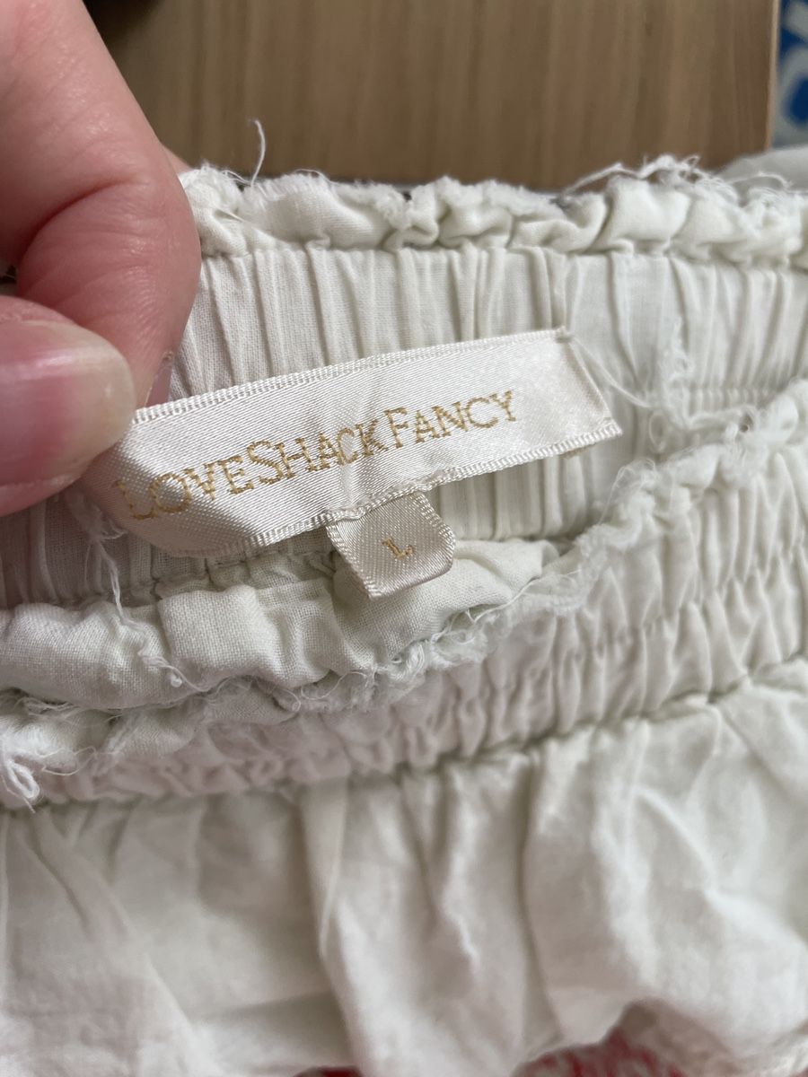 Gonne: loveshackfancy weisser minirock – Usato da Zürich venduto da M500ZH 1
