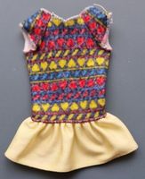 Robe Barbie Coeurs et volant Fashion finds(9968) vintage 80s