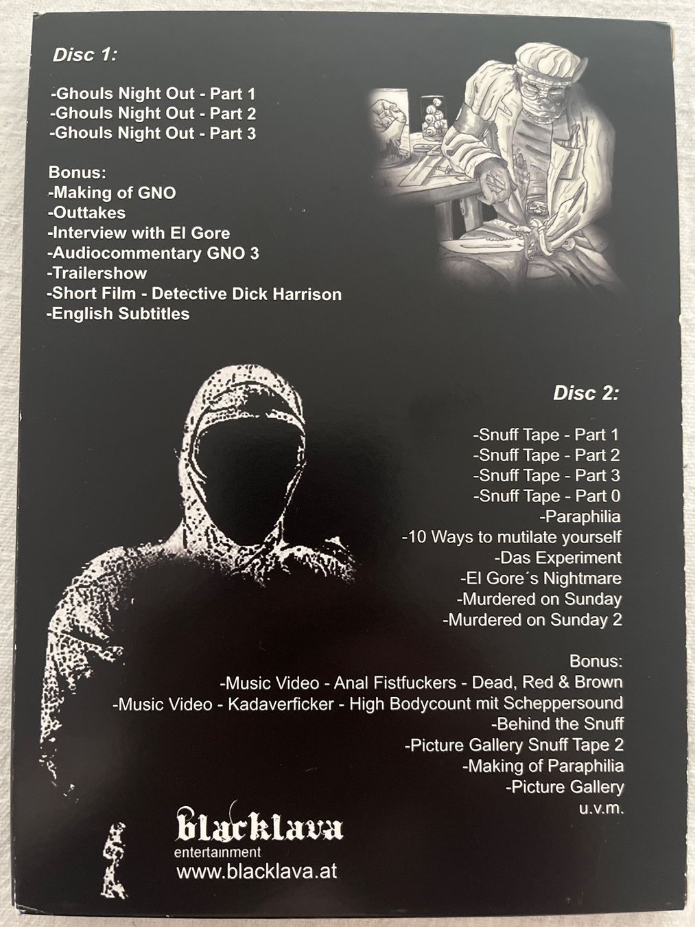 Tutti i DVDs: Grindhouse Shortfilm Collection – Usato da Basel venduto da patku79 1