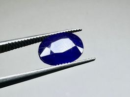Natural Blau Saphir  12.5 x 9.4 mm – Naturstein 6.5 crt.
