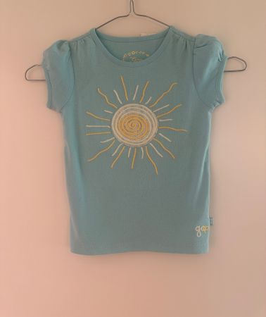 T-Shirt Gap Kids, für 4-jährige Mädchen, hellblau, neu