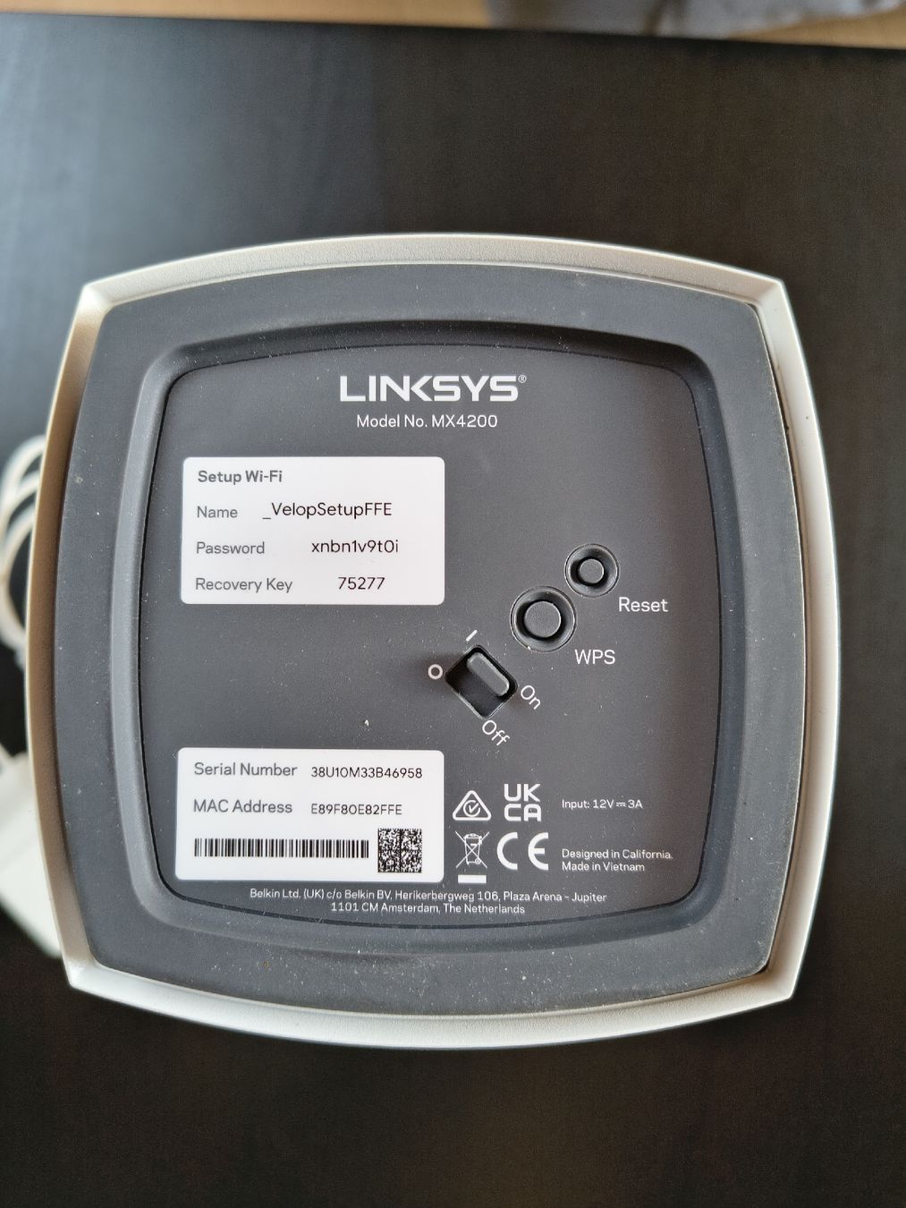 Linksys Modems & Router: WiFi 6 router Linksys Velop MX4200 with latest OpenWRT  – Gebraucht aus Rebstein von sho_7yky 1