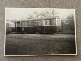 Historisches Foto: Leipziger Strassenbahn, Linie 16, 1951