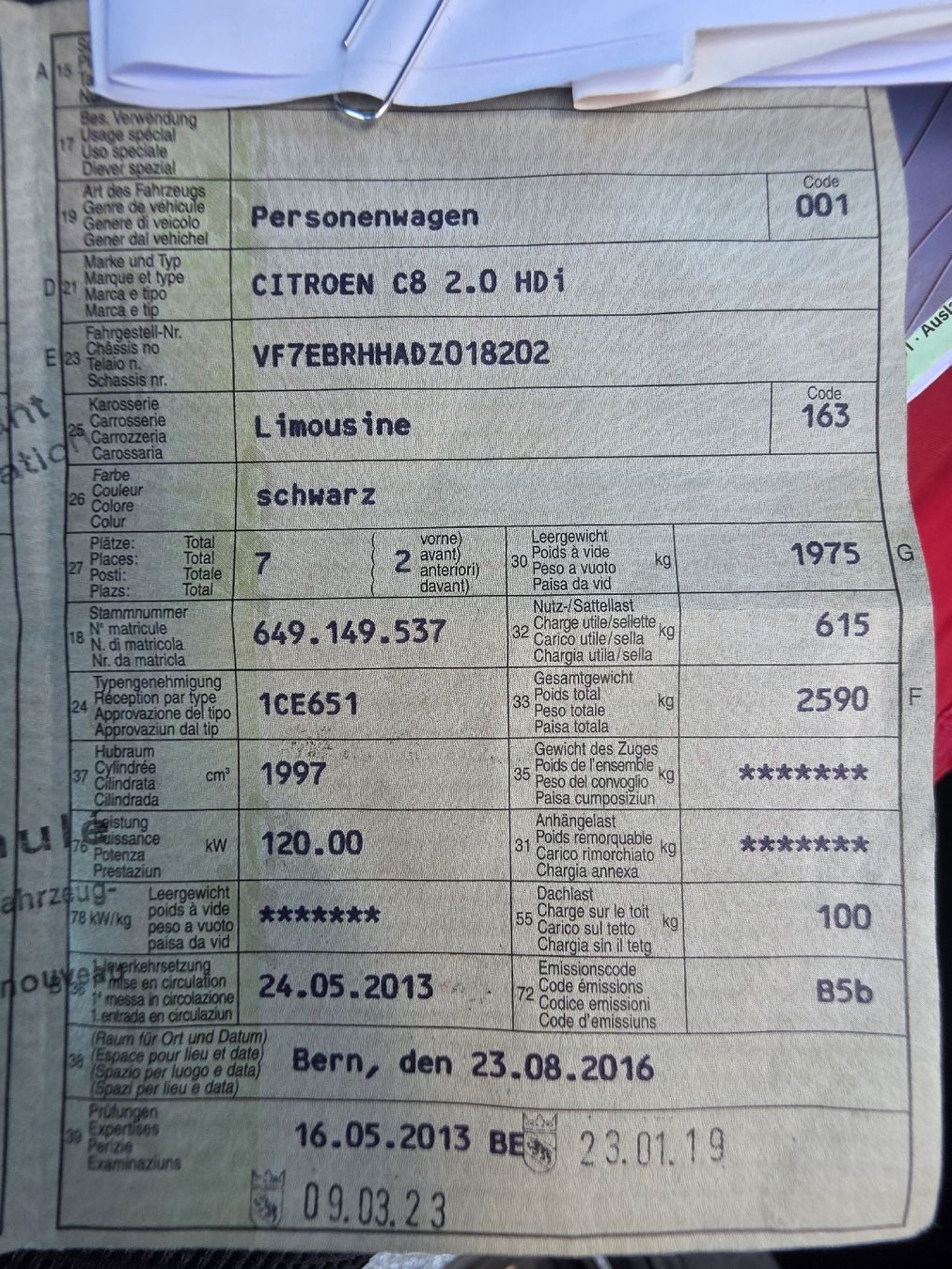 Citroën Autos: Citroen C8 – Gebraucht aus Eriswil von JD7811 8