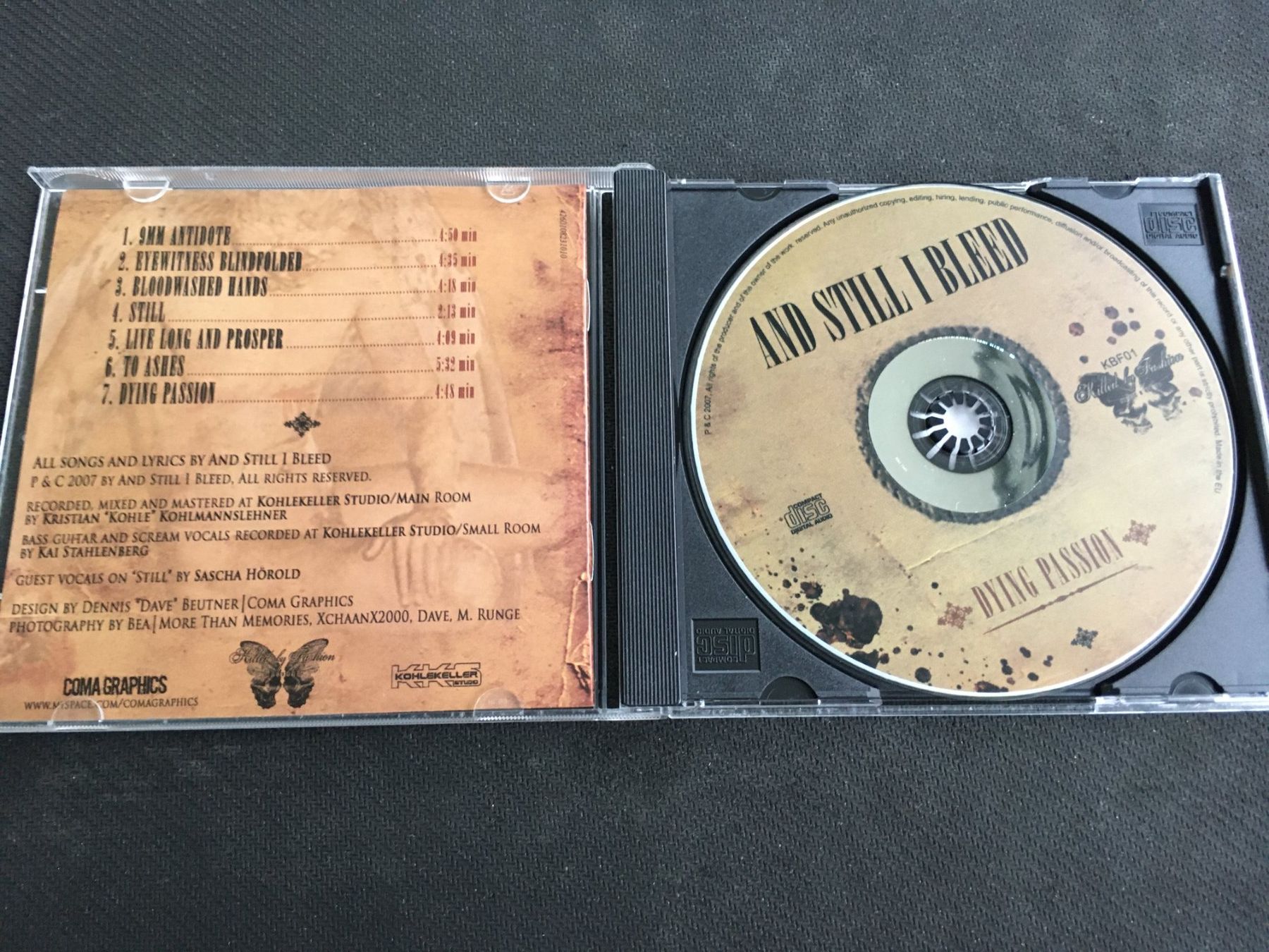 CDs: And still i Bleed - Dying Passion -CD- – Gebraucht aus St.Gallen von MedienJoe 1