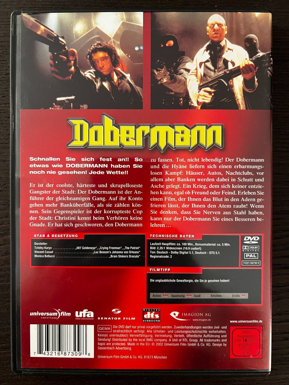 Alle DVDs: Dobermann – Gebraucht aus Zürich von FilmFreunde 1