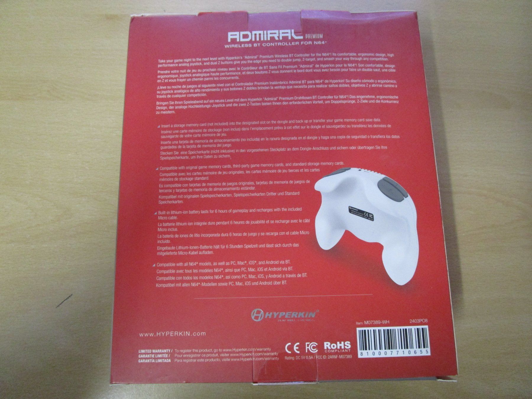 Controller: Wireless Controller Admiral Nintendo 64 - Kabellos - Neuware – Nuovo e nell'imballaggio originale da Goldau venduto da agestuffer 1
