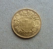 Gold ++ 20.- Franken 1926, seltener Jahrgang, gute Erhaltung
