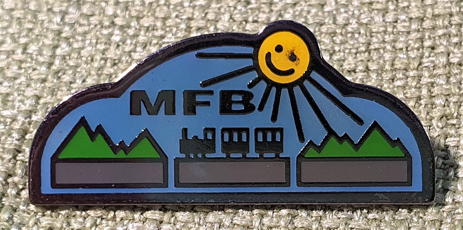 Placchette & Badge: O248 - Pin MFB  Modulbau Freunde Basel – Usato da Reinach BL venduto da Boston-Verkauf