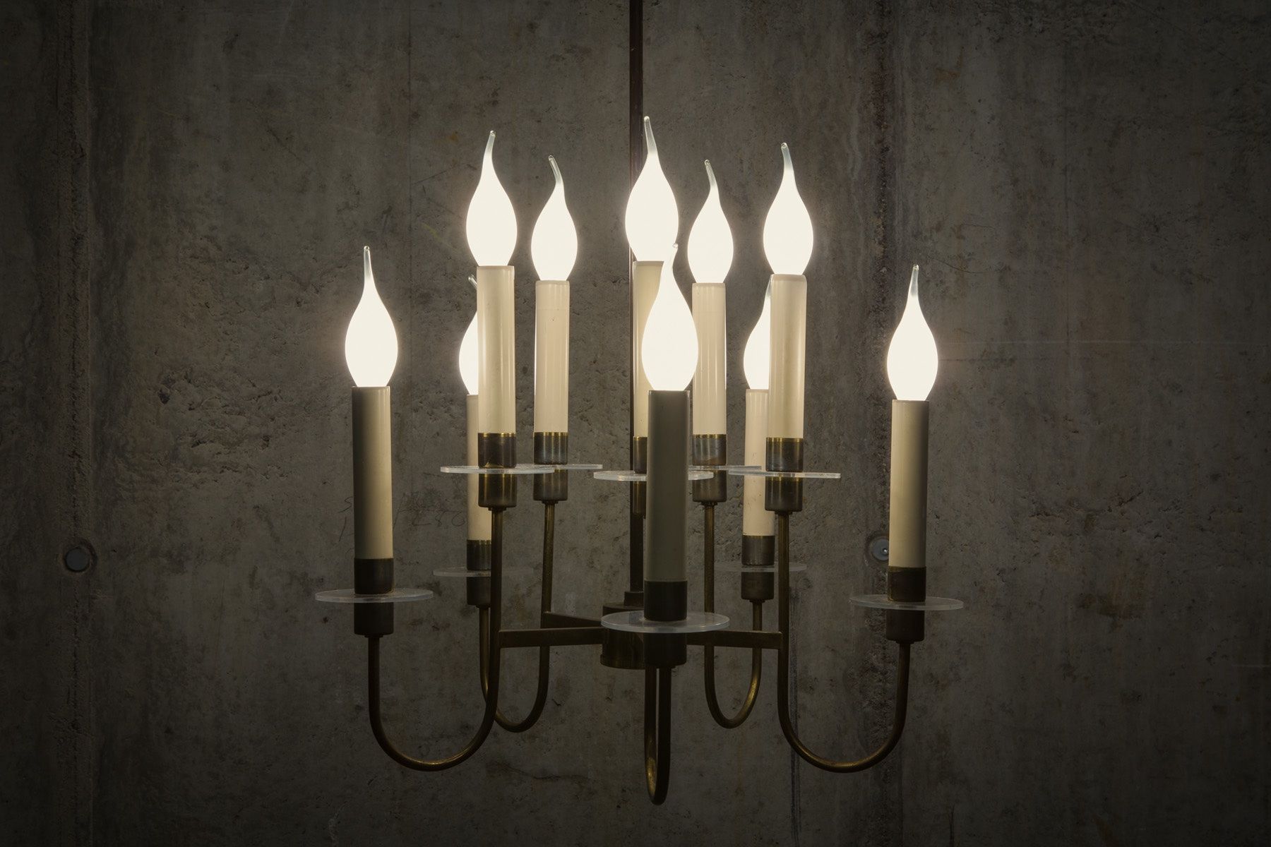 Lampadari & plafoniere: SALE - Vintage Messingleuchter – Usato da Bern venduto da sales_et 3