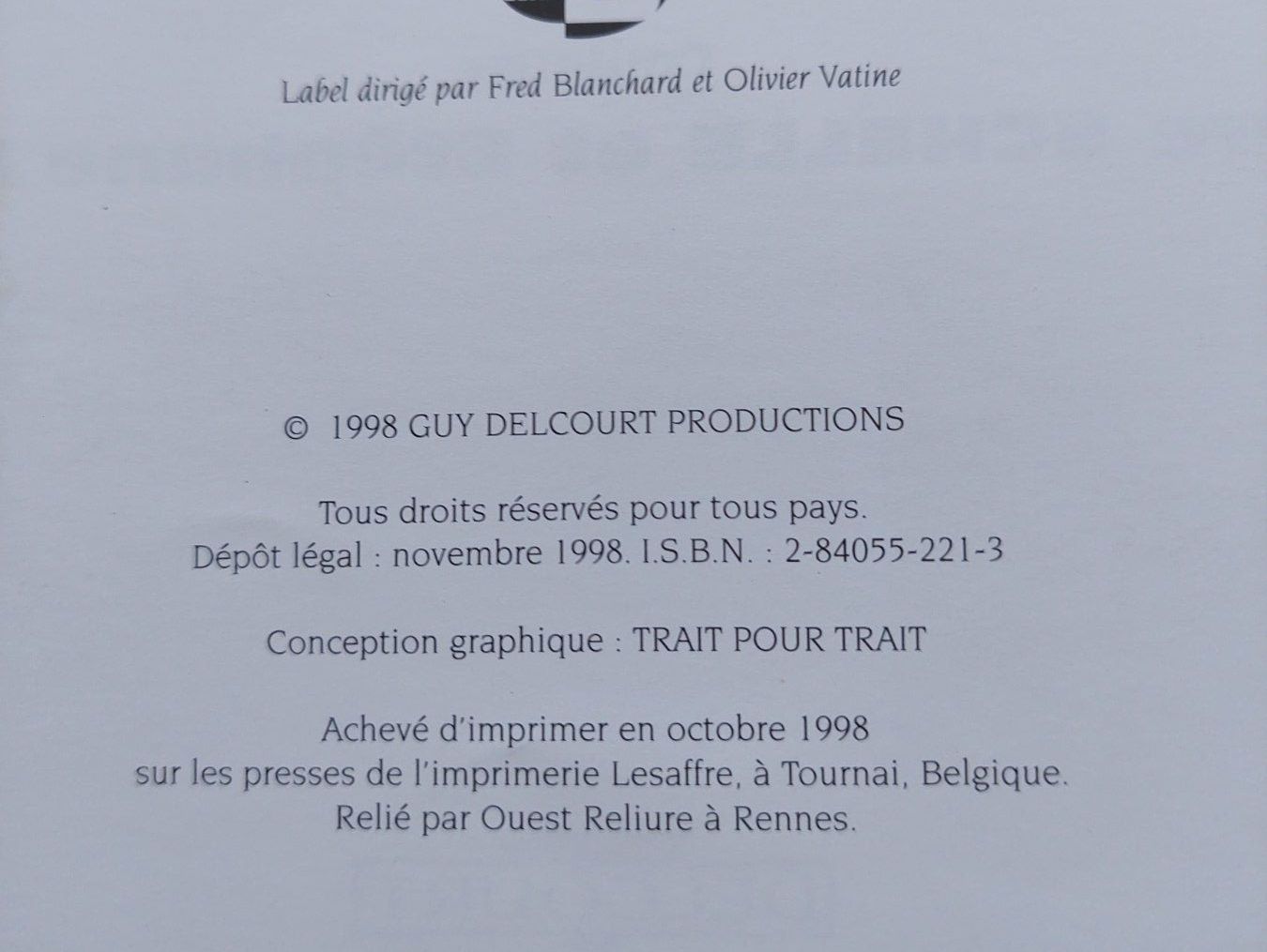 Fumetti: Travis T.2 Opération Minotaure EO 1998 BE – Usato da Genève venduto da Blu_BD 2