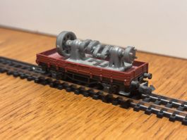 e1938: Flachwagen, beladen (Spur N)