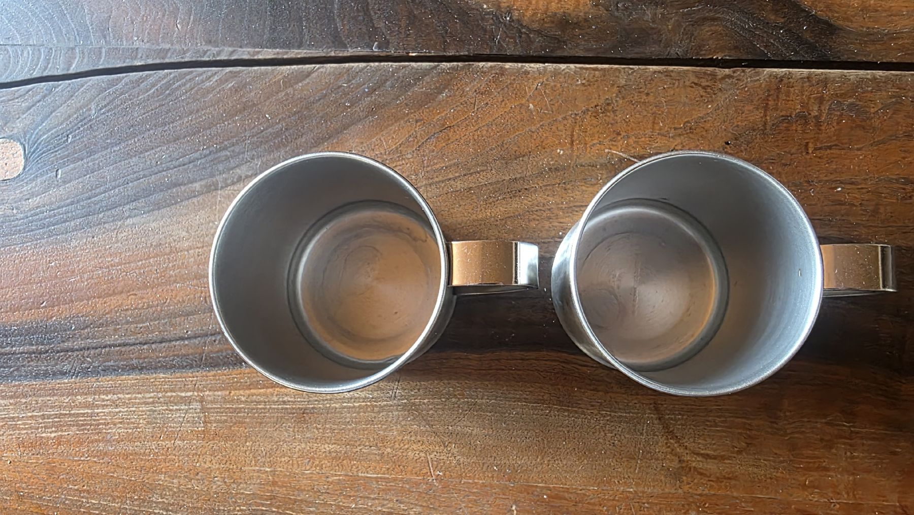 Tasses: 2 Becher Edelstahl gebraucht – D'occasion à Bönigen par Spring86 1