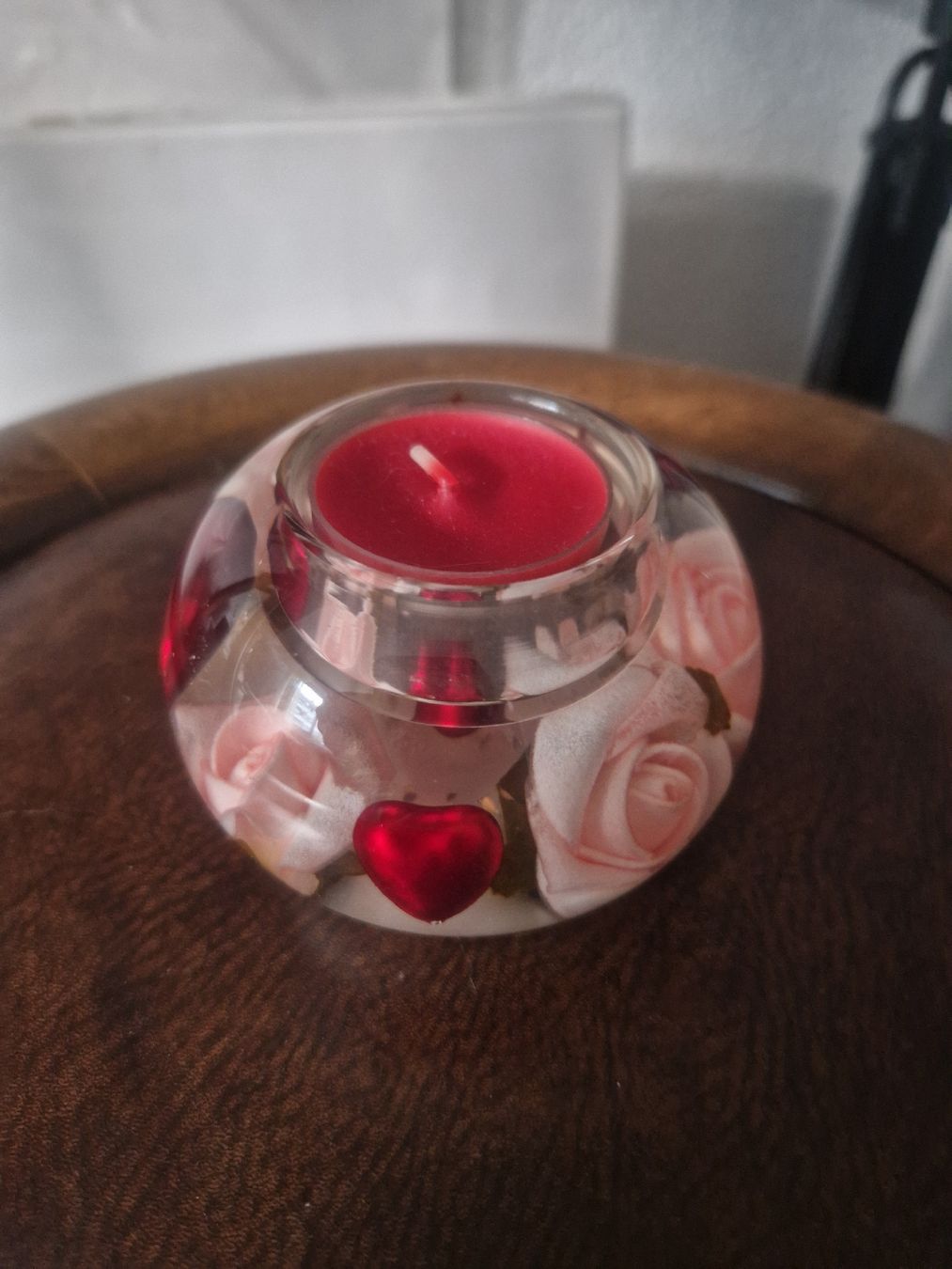 Tutte le decorazioni: Teelichthalter mit Herz & Rosen – Usato da Lyss venduto da Leila223