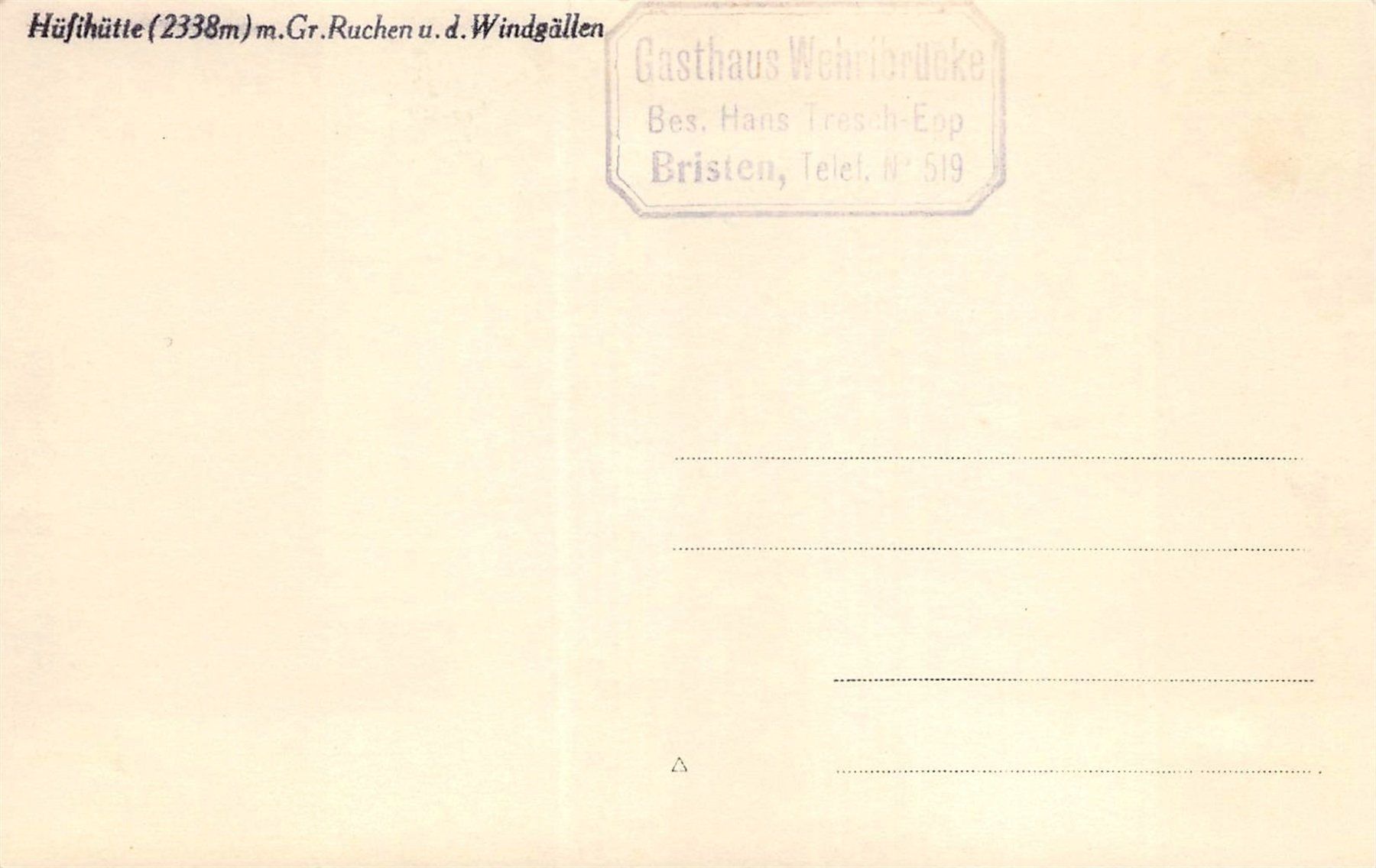 Cartoline postali: Silenen, Hüfihütte, Windgällen – Usato da Ottikon b.Kemptth. venduto da Neptun1974 1