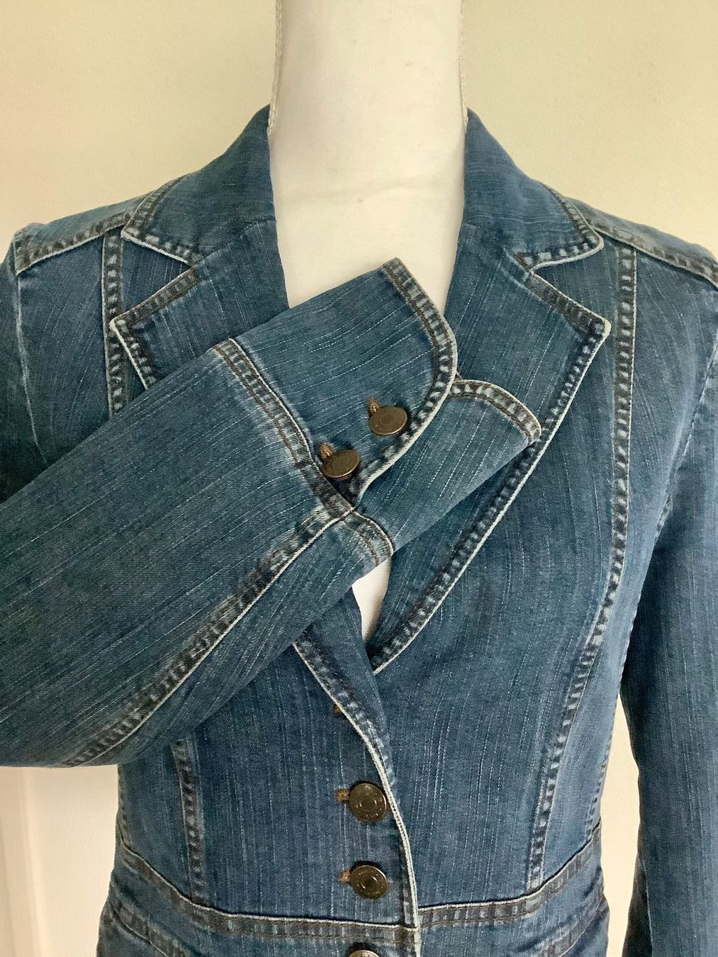 Giacche: Modischer Jeansblazer, Gr. 36 – Nuovo (secondo la descrizione) da Suhr venduto da style060 1