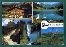 Lenk, Berner Oberland, Mehrbilderkarte, 1990, gelaufen