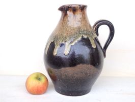 Krug Vase Rheinfelden Keramik Steingut Lava Mostkrug Vintage
