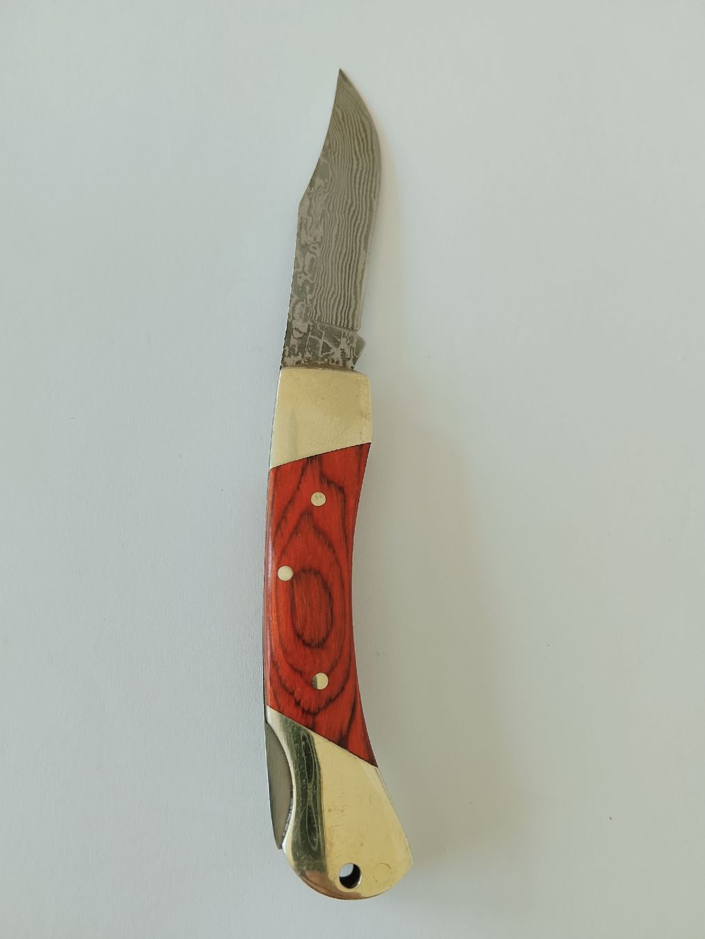 Taschenmesser: Neues Sackmesser Damaststahl klinge  – Neu (gemäss Beschreibung) aus Biel/Bienne von Vintage-timearts 2