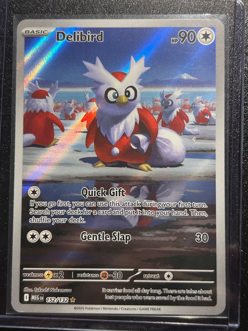Pokémon Sammelbilder & Trading cards: Delibird IR Mega Evolution (MEG152) EN NM – Neu (gemäss Beschreibung) aus Vevey von Meideprac