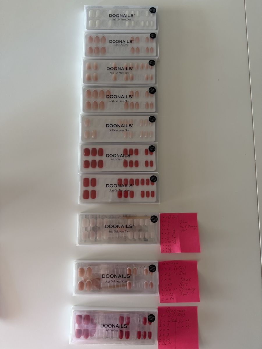 Künstliche Fingernägel: DOONAILS Soft Gel Press Ons  10 Packungen  – Neu (gemäss Beschreibung) aus Basel von Ksjusha