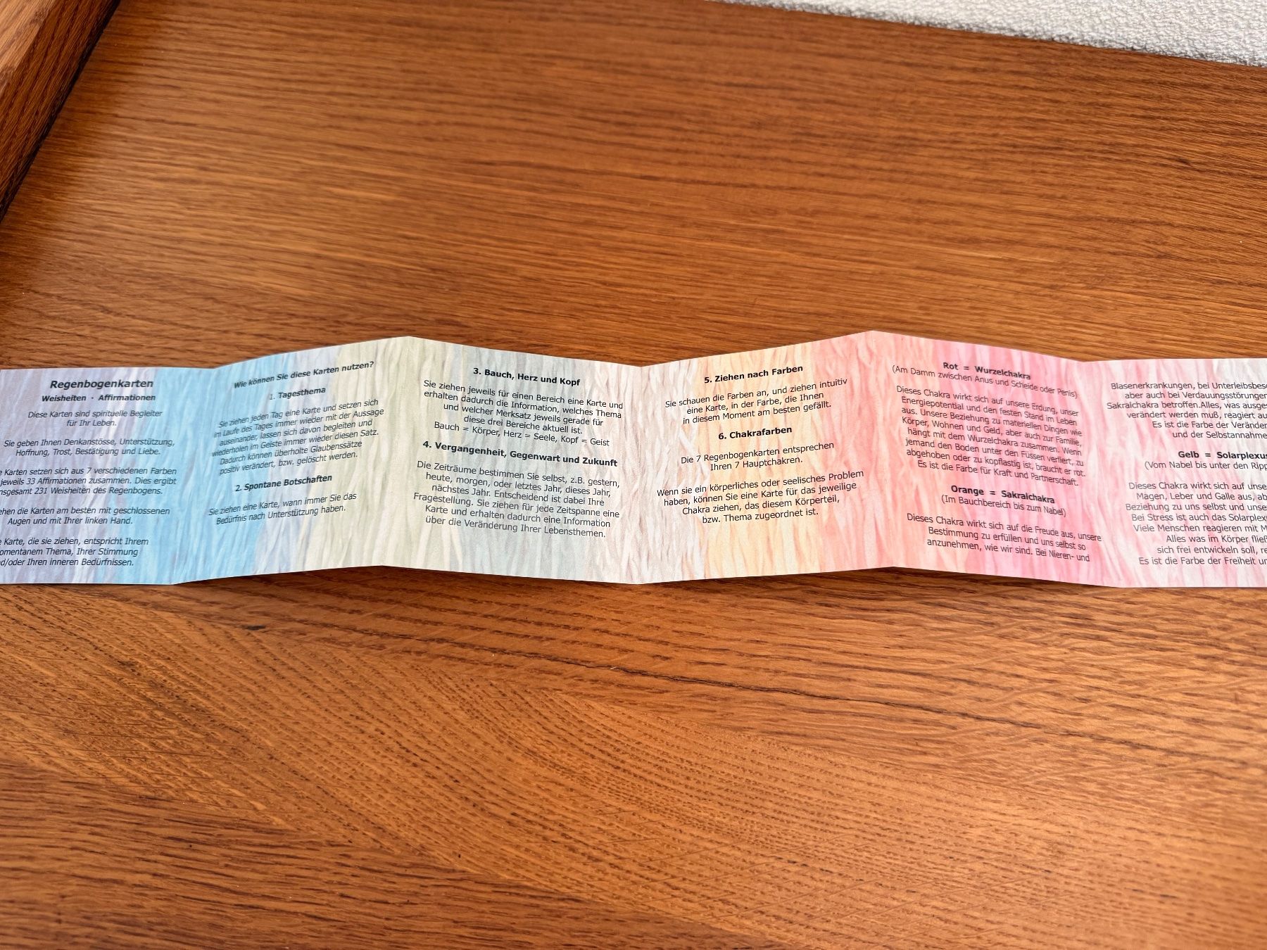 Cartoline: Regenbogenkarten Chakra Affirmationen neuwertig! – Nuovo (secondo la descrizione) da Beringen venduto da anij 2