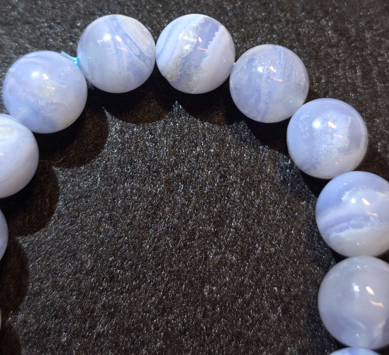 Minerali & Pietre curative: Blue lace Achat Armband 15.4mm – Nuovo e nell'imballaggio originale da Matzingen venduto da Shay_Crystalz 1