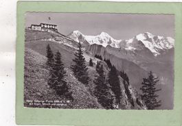 Hotel Schynige Platte mit Eiger Mönch Jungfrau 1946
