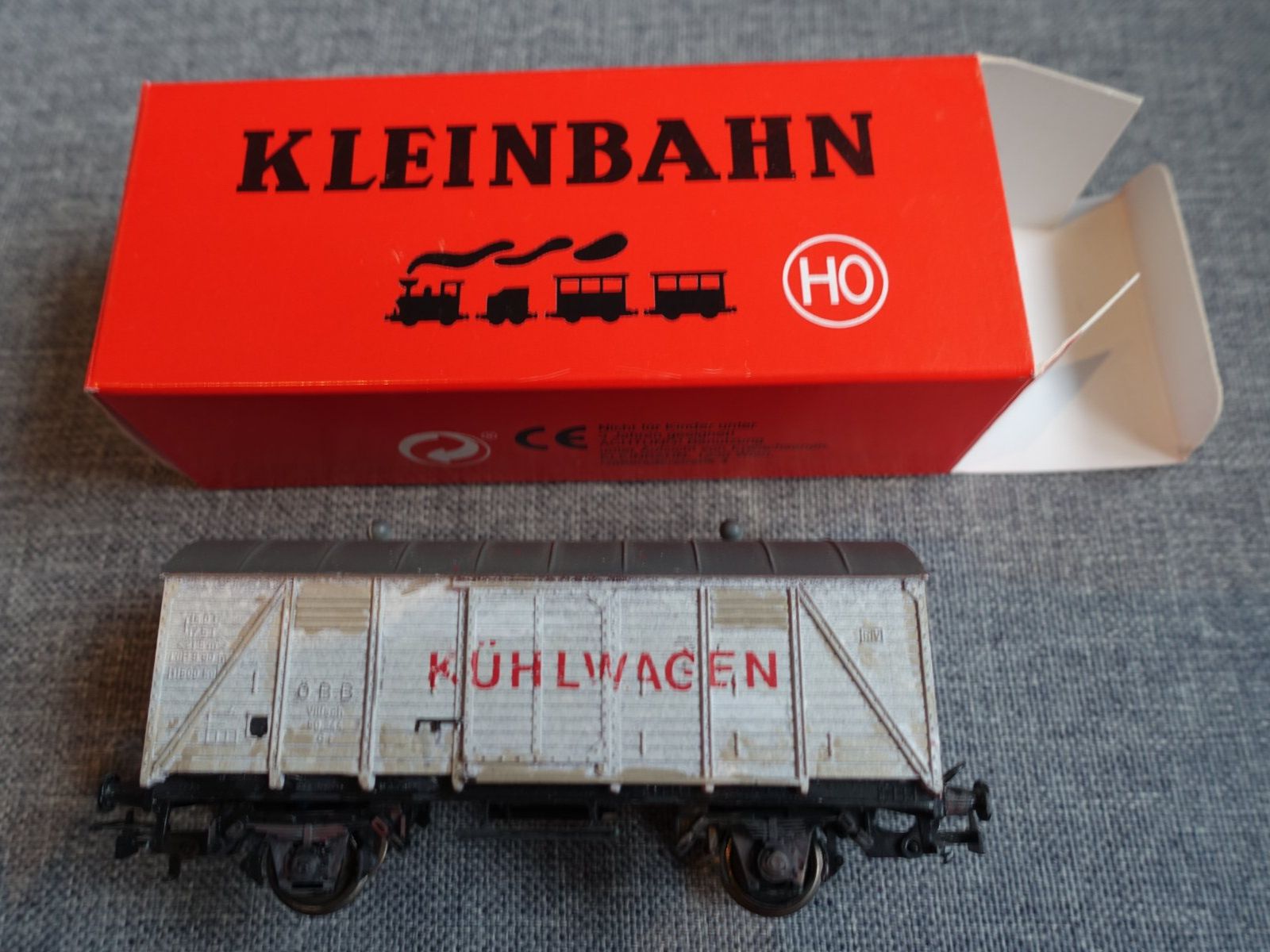 Kleinbahn Modellini di ferrovie: KLEINBAHN No. 320 ÖBB Kühlwagen – Usato da Wallbach venduto da Sarrows 1