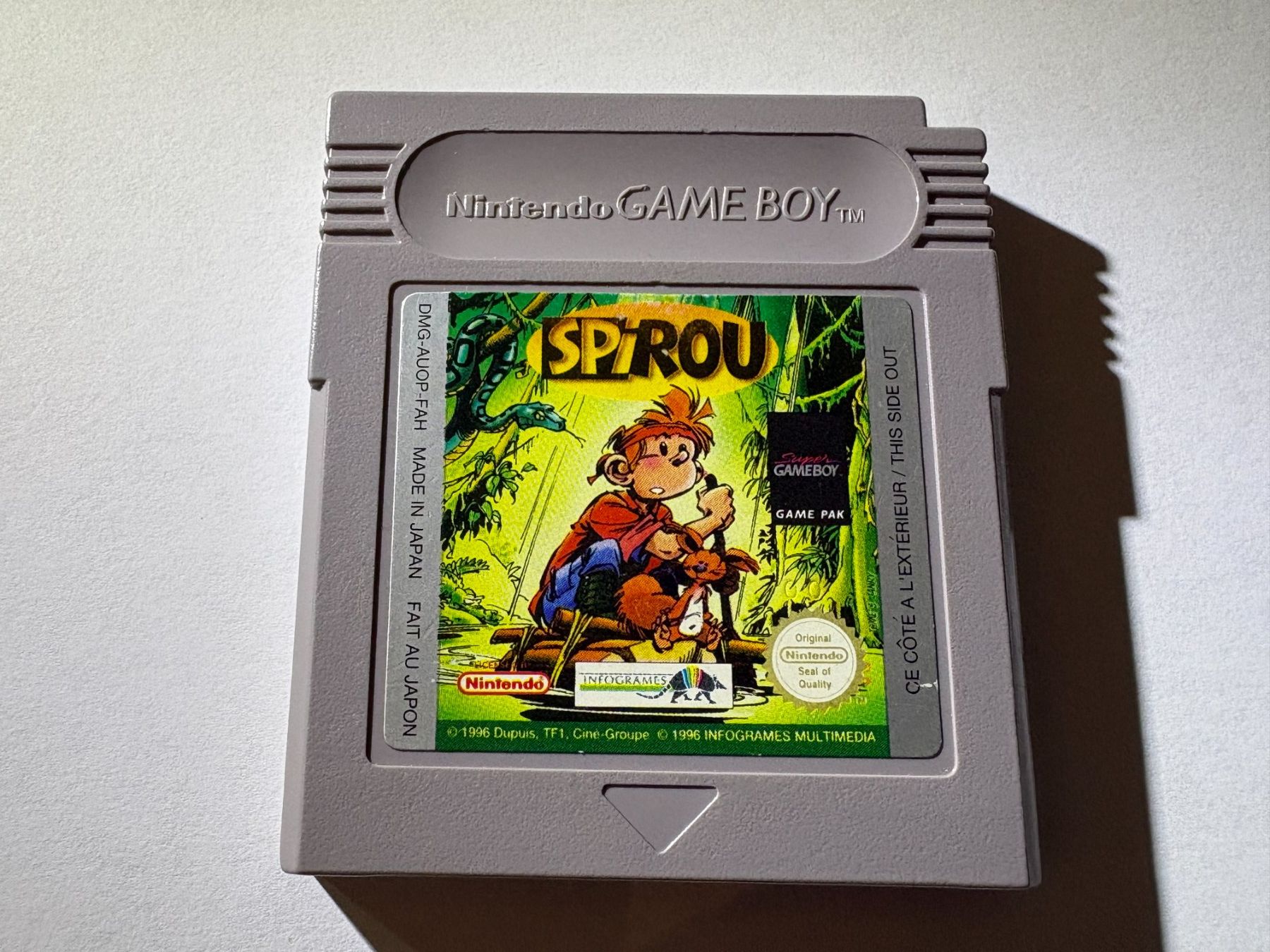 Nintendo Jeux: Spirou - Nintendo Game Boy – D'occasion à Zürich par VintagePalace