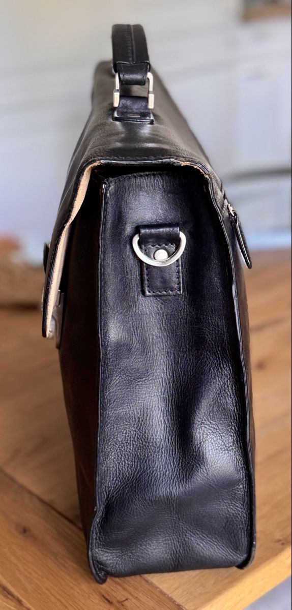 Picard Valigie & Borse: Picard, schwarze Herren-Aktentasche – Usato da Gurmels venduto da Orija 2
