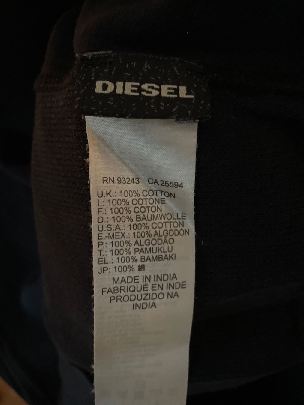 Diesel Maglioni & Felpe: Diesel Pullover mit dezentem Print vorne – Usato da Zürich venduto da man_yb8d 1