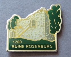 PIN, RUINE ROSENBURG HEIDEN, NUMERIERT