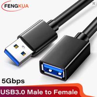 🔌 3 Meter USB 3.0 Verlängerungskabel – Typ A Stecker Buchse