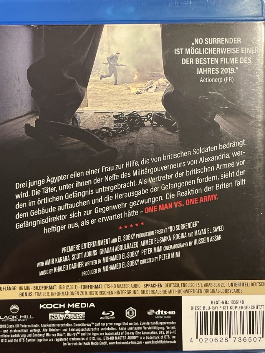 Alle DVDs: No Surrender - One Man vs. One Army (2018) – Neu (gemäss Beschreibung) aus Waldenburg von Gonzo8 1