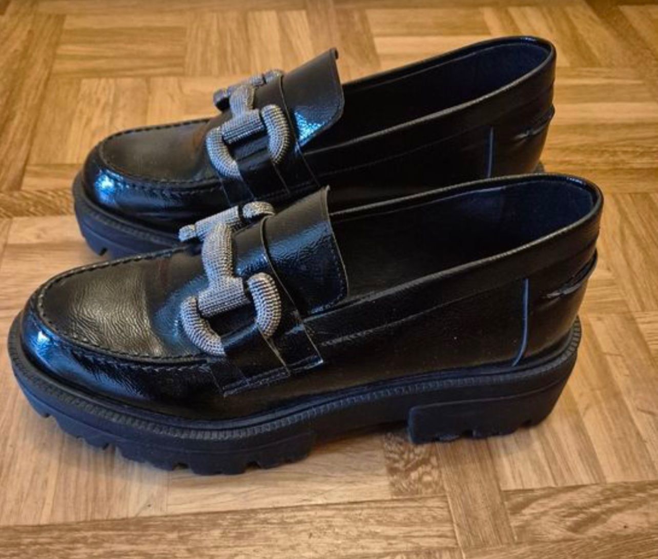 Damenschuhe: Schwarze Lack-Mokassins Gr. 36 – Gebraucht aus Kreuzlingen von met_w8z6 5