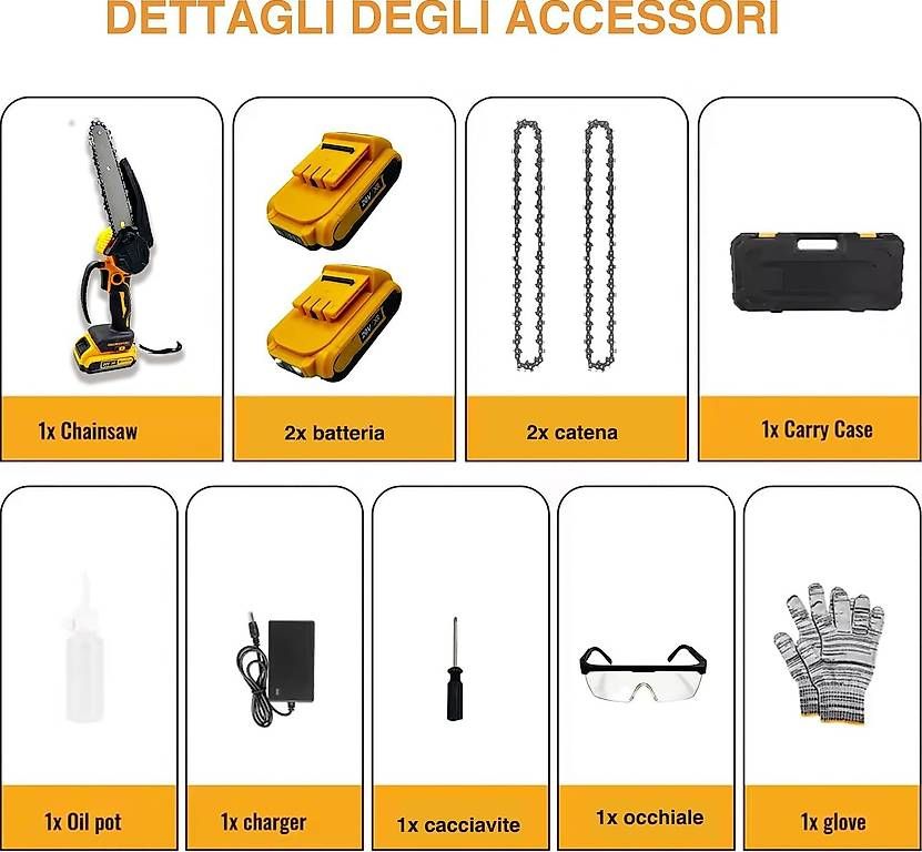 Tutti gli attrezzi: VOLTIX Mini-Akku-Kettensäge – Nuovo (secondo la descrizione) da Kreuzlingen venduto da Best-Deal-Oase 6