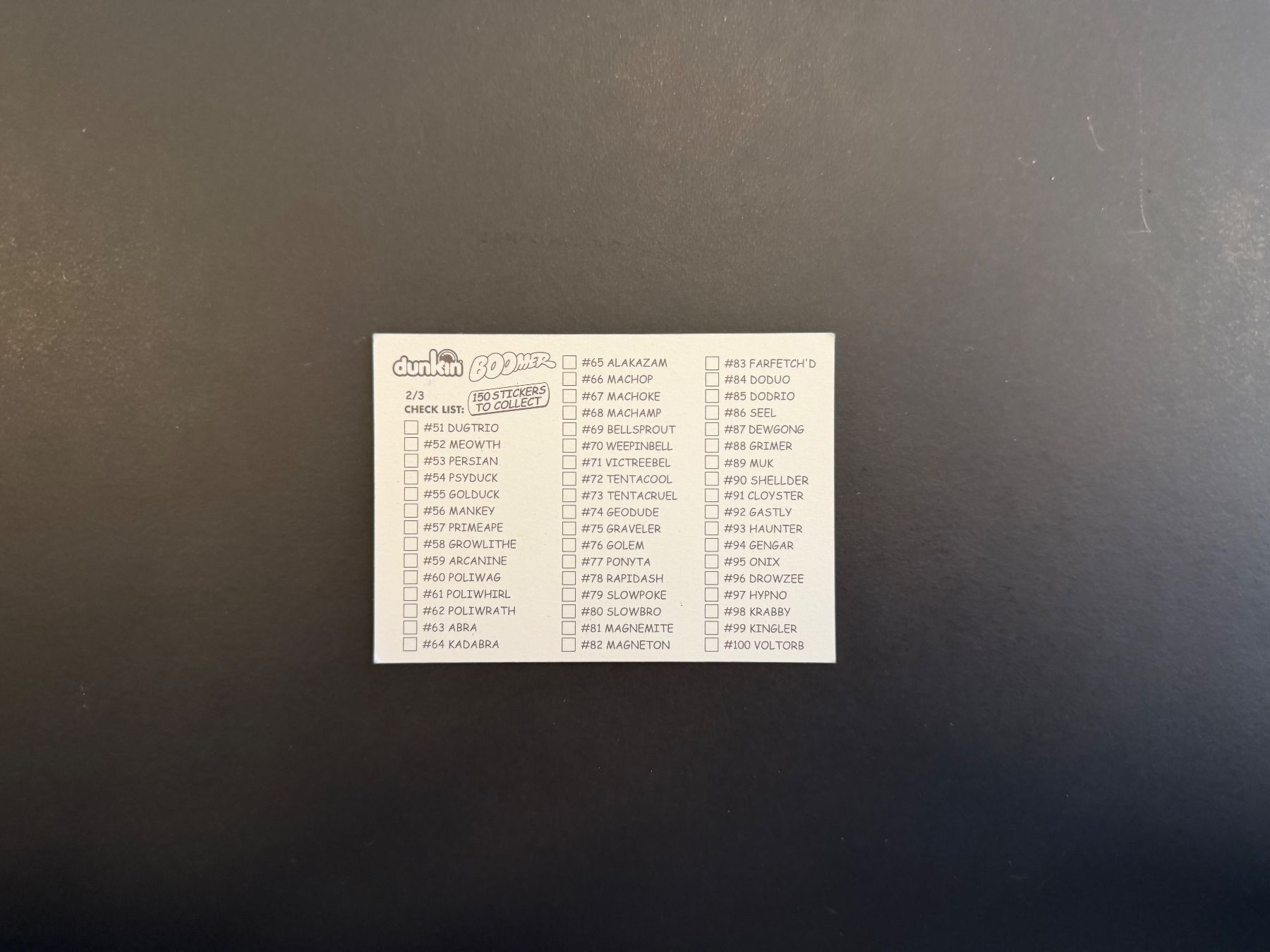 Pokémon Sammelbilder & Trading cards: Venomoth - Dunkin Boomer 2000 – Gebraucht aus Zürich von mountainwizard00 1