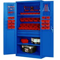 Werkzeugschrank Abschliessbar - 2 Schubladen - Blau