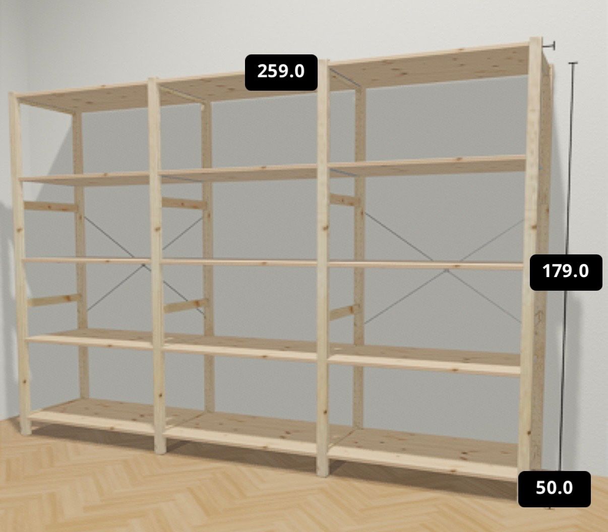 Ikea Scaffali: Ikea Ivar Holzregal – Usato da Eglisau venduto da PD0970
