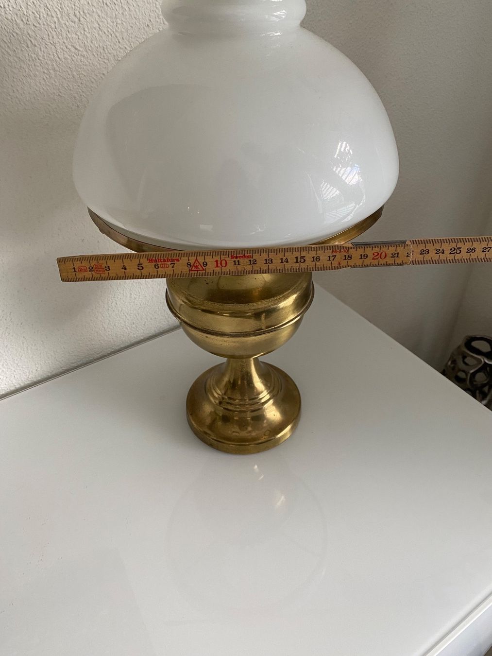 Lampade: Antike Öllampe Glas - Messing – Usato da Oberwil (BL) venduto da Whiteflower66 2