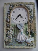 3D Bild mit Uhr