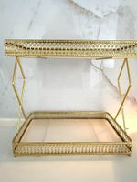 LETZTES! Goldener Etagere Deko Badezimmer Wohnzimmer 🔆 neu