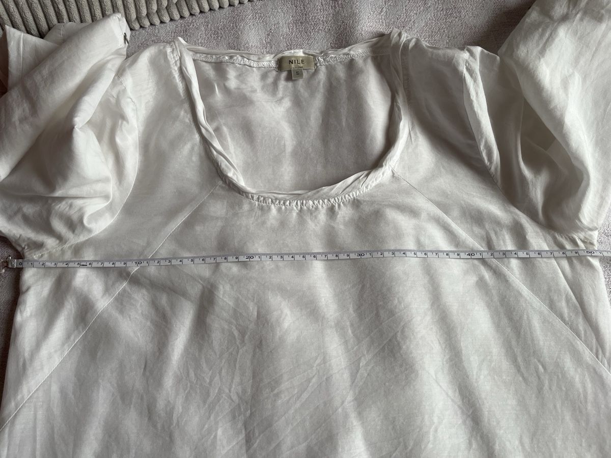 Nile Blusen: Nile Bluse weiss Gr. S  – Gebraucht aus Hettiswil von CoWa1974 4