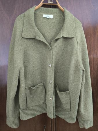 Strickjacke grün, Gr. XL